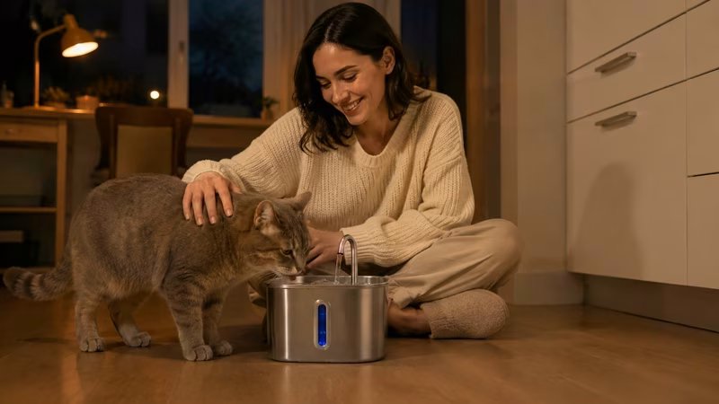 Catlivia : la fontaine qui a enfin réglé toute la routine